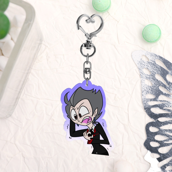 Agent S(tolas) Going Insane Colored Edge Acrylic Keychain