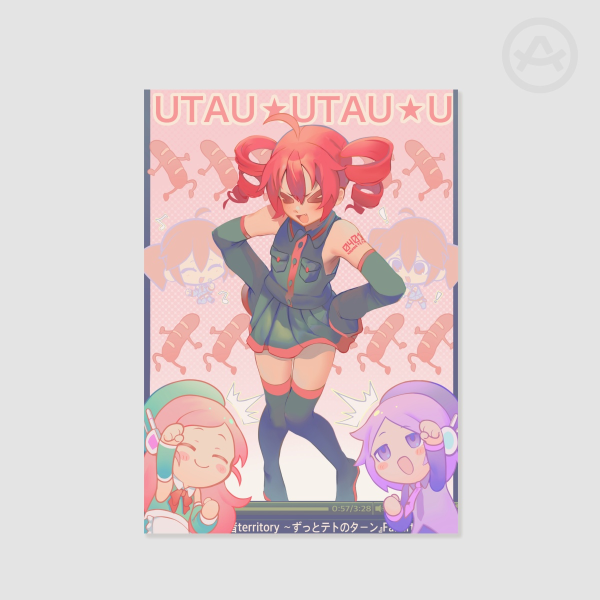 Kasane Territory - Kasane Teto Poster Print