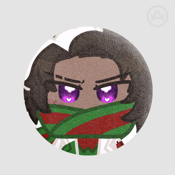 Holiday Heathcliff plush badge