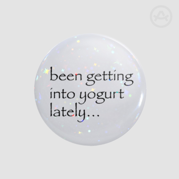 “Yogurt” button badge