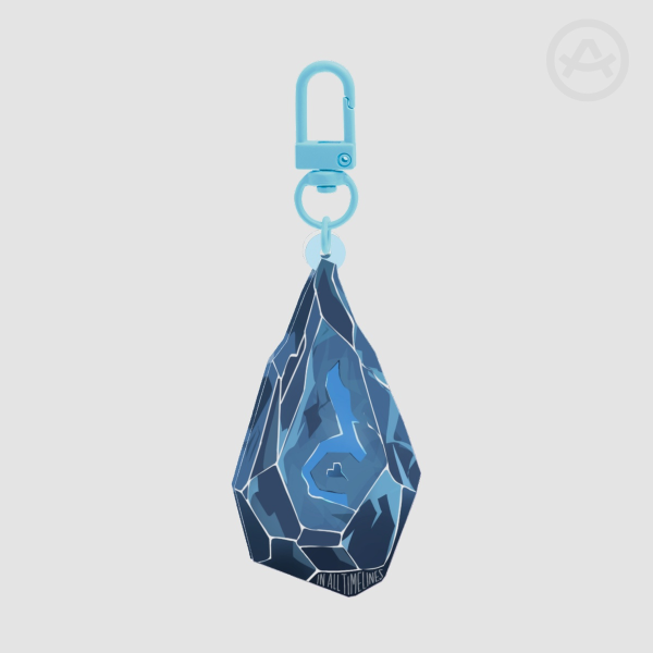 "In All Timelines" Acceleration Rune Full Bleed Acrylic Keychain