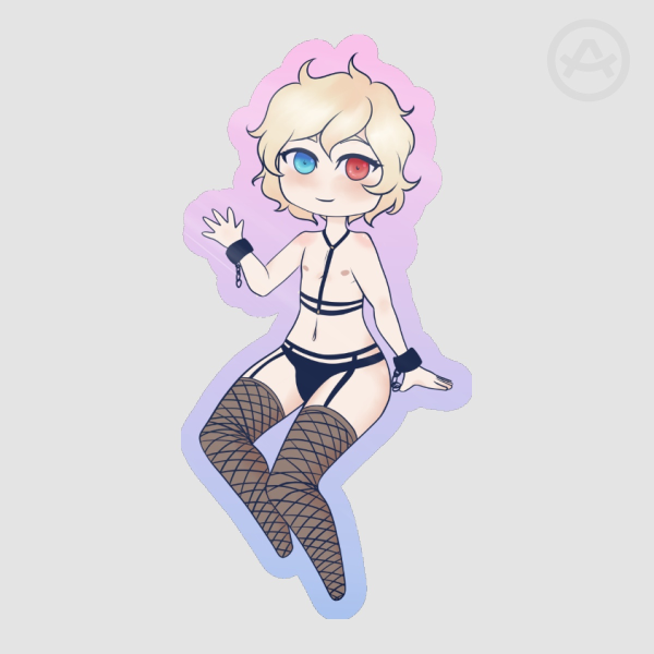 Shibari Castiel Stickers
