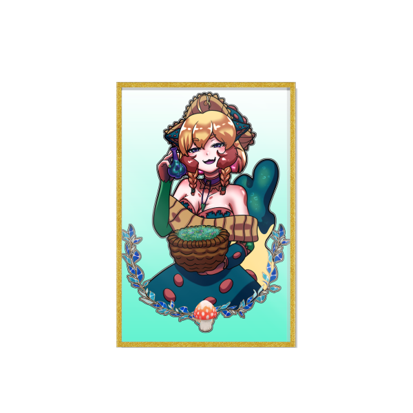 Kifé Clear Acrylic Art Boards - 3.93"x5.9"(100x150mm), Golden