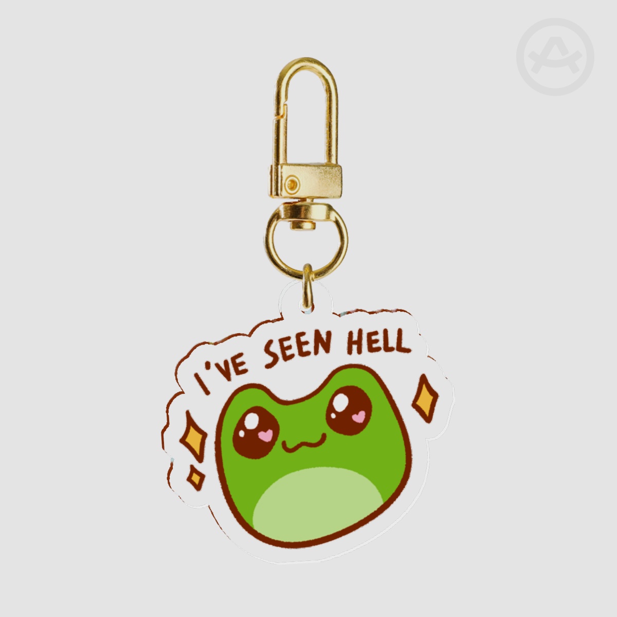Original Art | I've Seen Hell Clear Acrylic Keychain