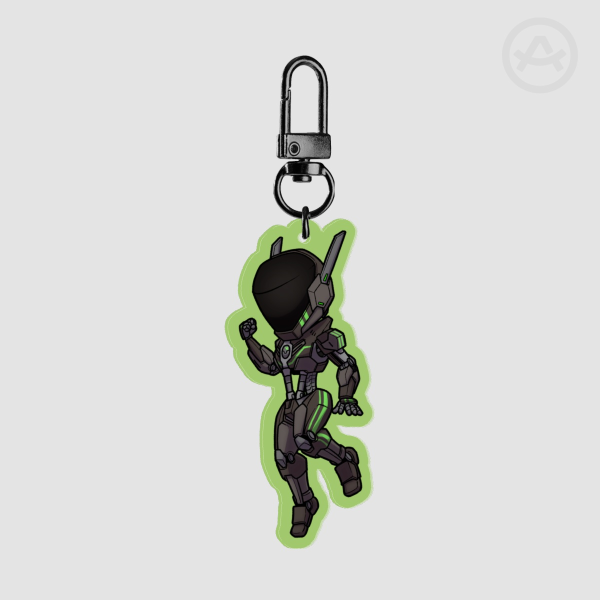 hawker acrylic keychain