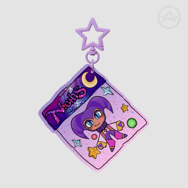 NiGHTS Faux shaker keychain