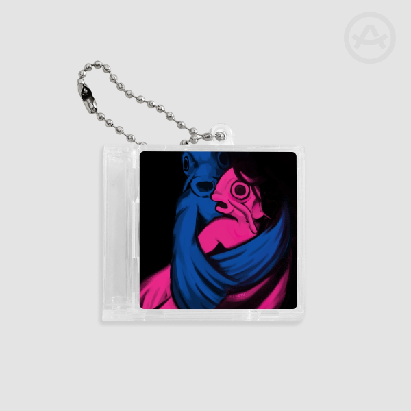 TV Fish Album Keychain