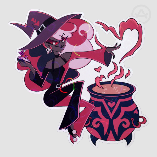 Love Potion Velvette - Heart Sticker