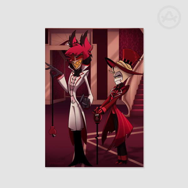 Lucifer And Alastor HH Poster