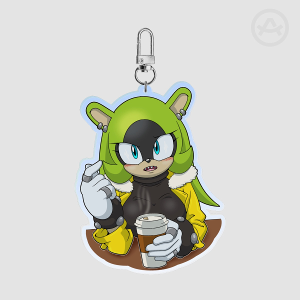 Coffee with Surge Acrylic Keychains