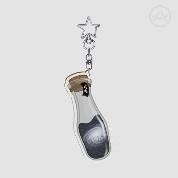 Milky Way Jar Acrylic Keychain