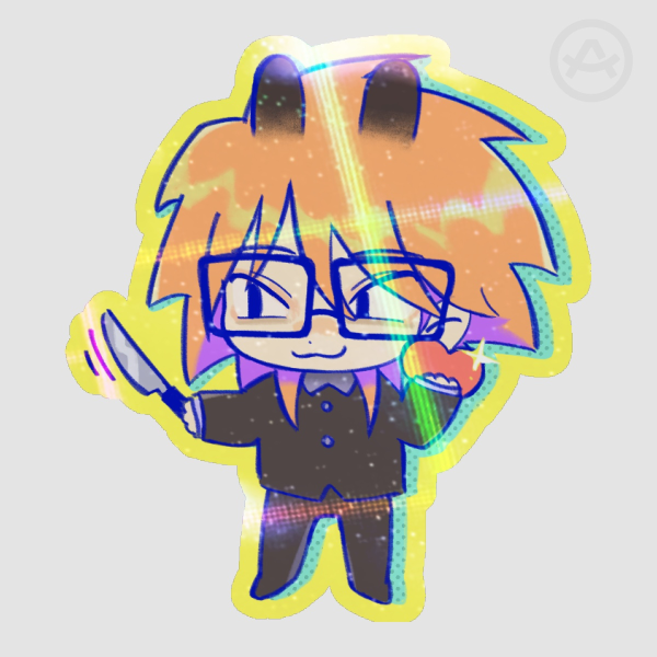 randall ranfren knife sticker holo