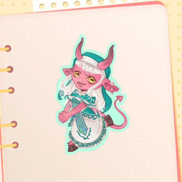 Fantasy Hero B#1 Hot Foil Sticker