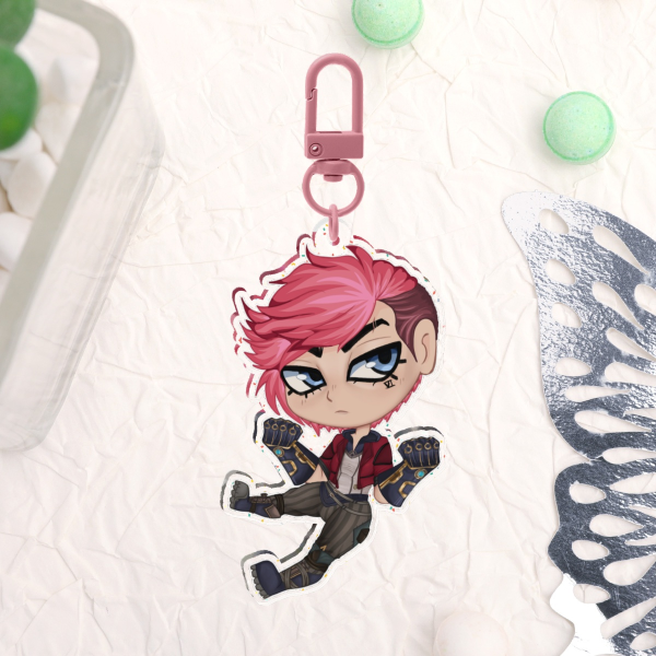 Arcane VI Glitter Acrylic Keychains