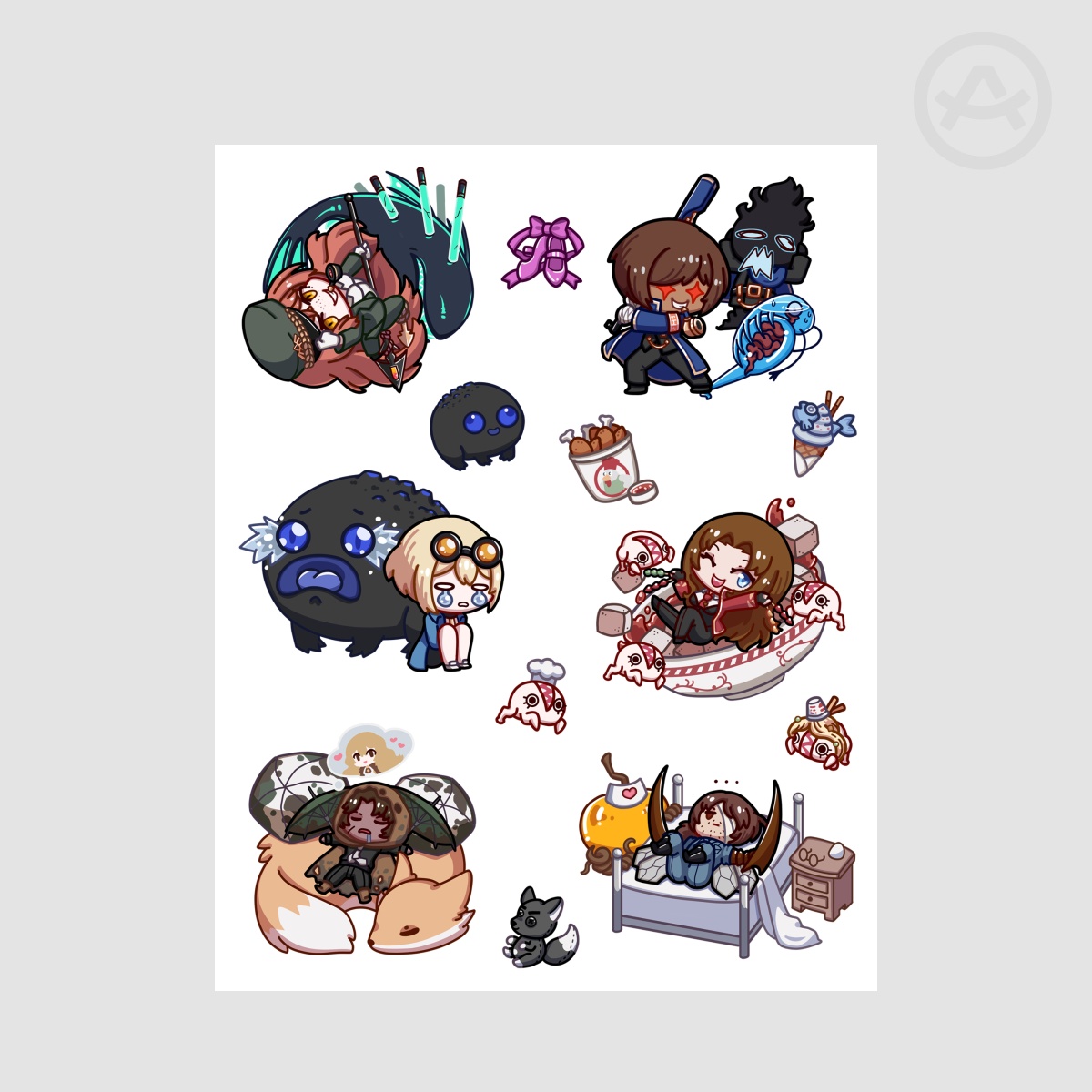 Limbus Company IDs set 1 by Momochi Tsutsuji - ACGGOODS