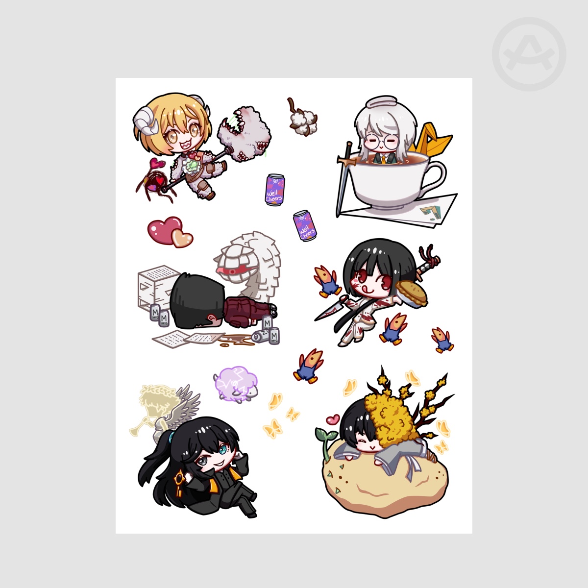 Limbus Company IDs set 1 by Momochi Tsutsuji - ACGGOODS Limbus Company IDs set 1 by Momochi Tsutsuji - ACGGOODS