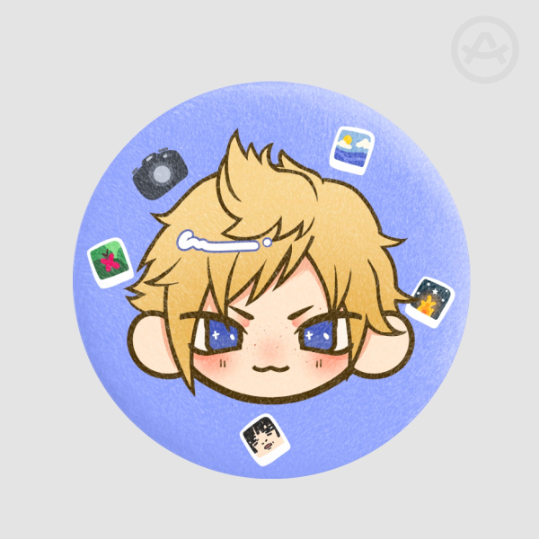 [FFXV] Prompto Argentum Plush Badge