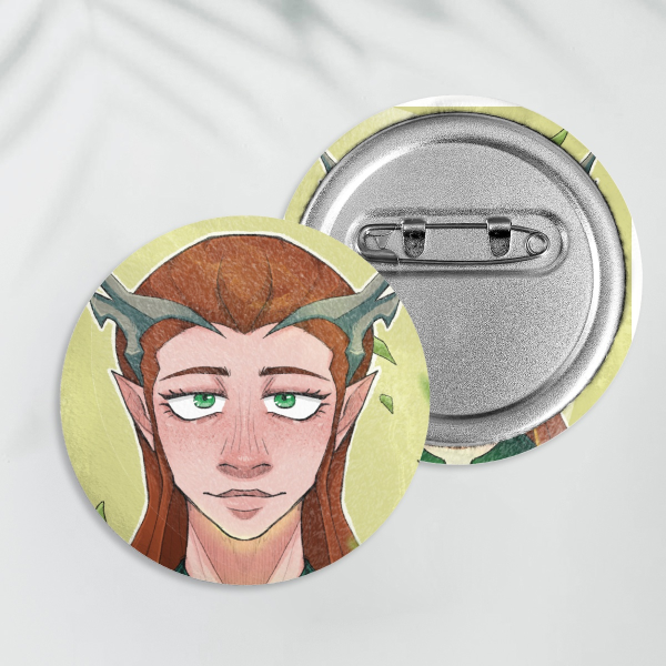 [ CRITICAL ROLE ] Keyleth Plush Button