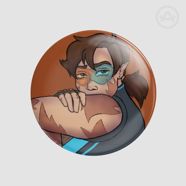 Hotguy Round Badge