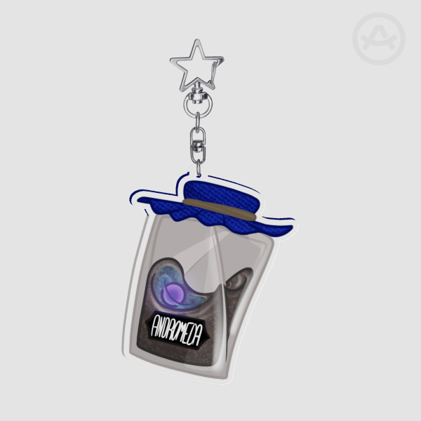 Andromeda Jar Acrylic Keychain