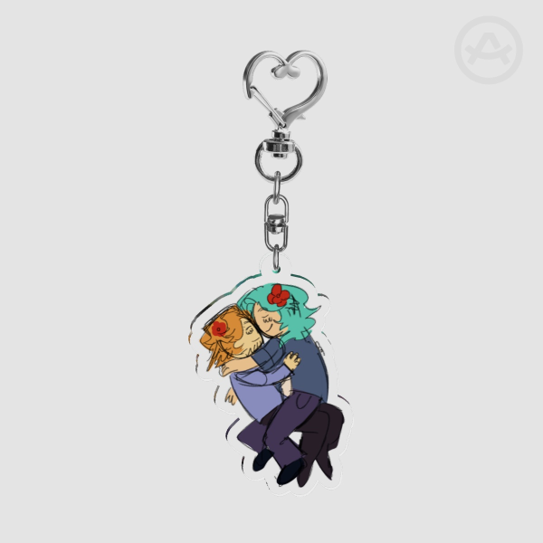 Flower Husbands Keychain