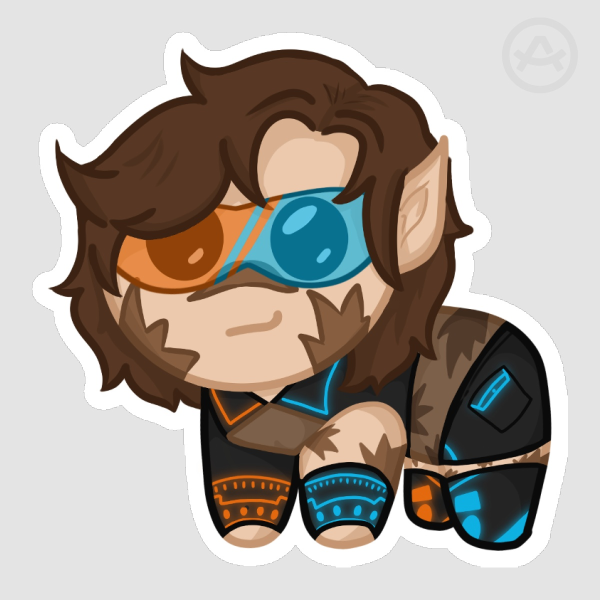 Hotguy Yippie Sticker