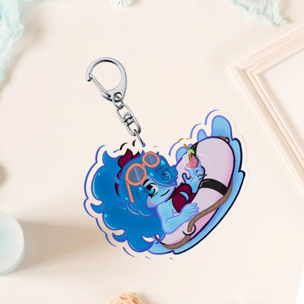 Slisa in Tube Keychain