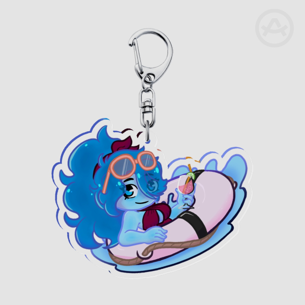 Slisa in Tube Keychain