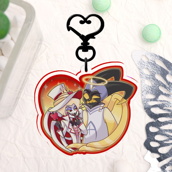 ENEMIES AdamsApple [Hazbin Hotel] Clear Acrylic Charm