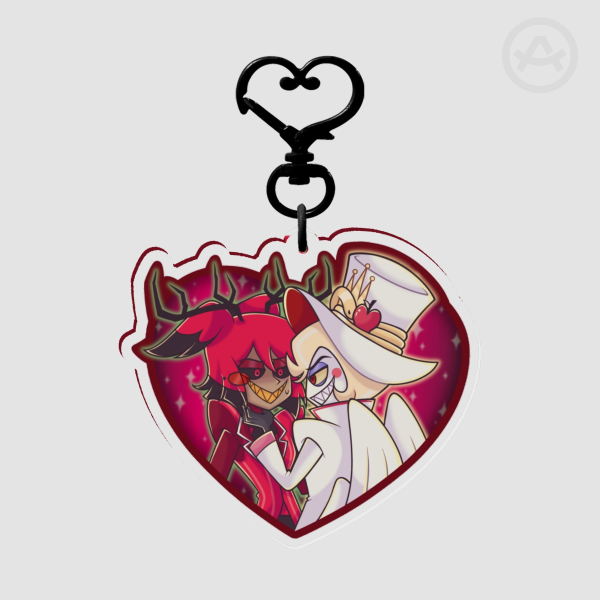 ENEMIES RadioApple [Hazbin Hotel] Clear Acrylic Charm