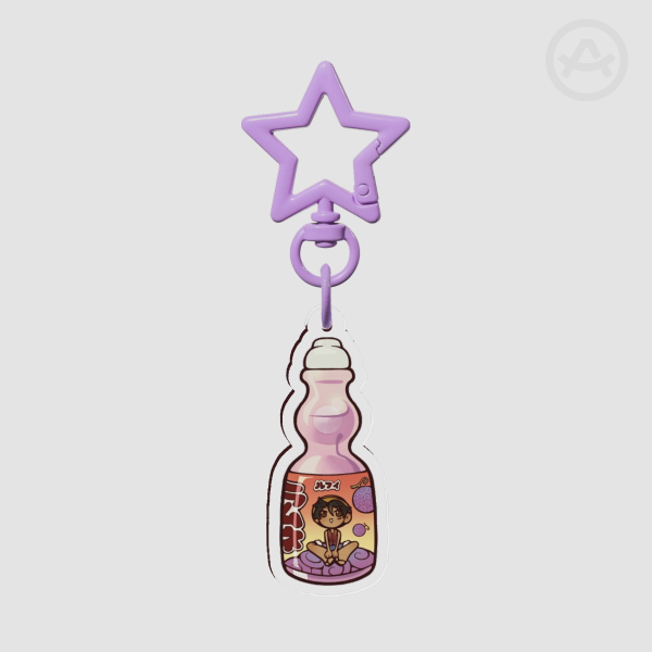 Luffy Ramune Acrylic Keychain