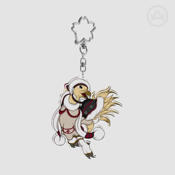 Xmas de Chocobo Clear Acrylic Keychains