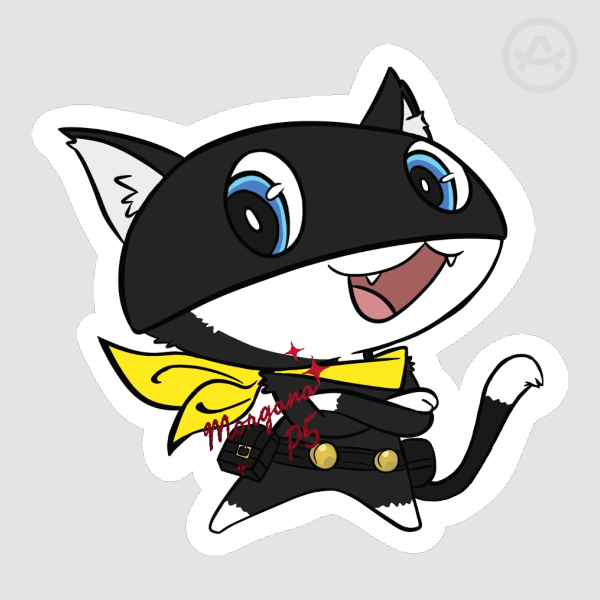 Morgana - P5 - Hot Foil Stamping Die Cut Stickers