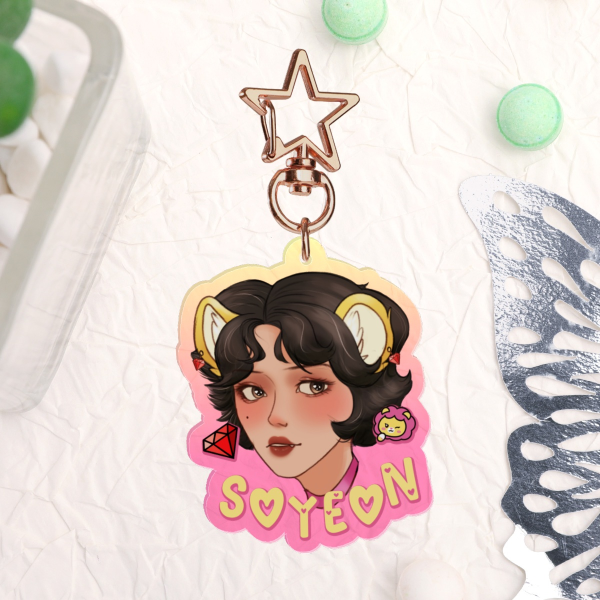 SOYEON Keychain (ONE SIDE)