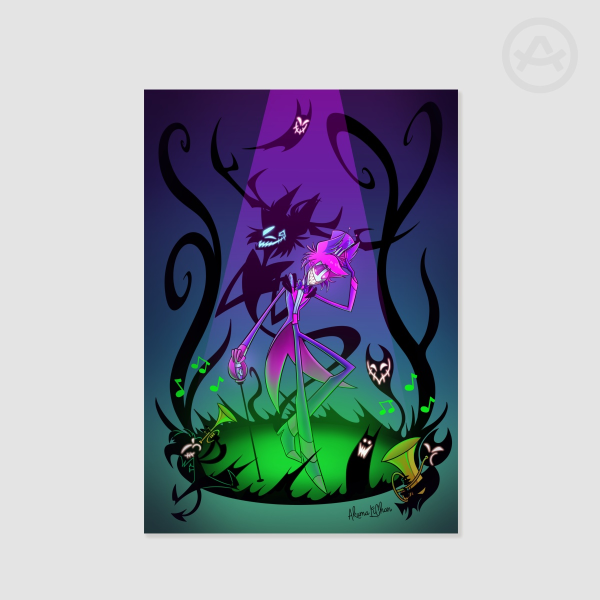 Neon Alastor A3 Print