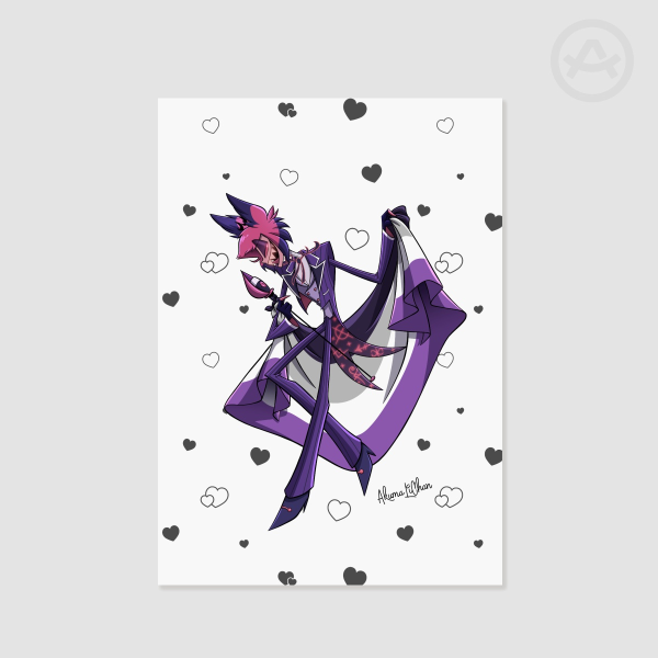 Alastor Ace Pride A4 Print