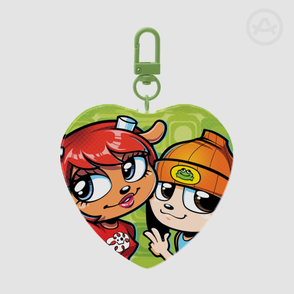 Lammy and Parappa Full Bleed Acrylic Keychain
