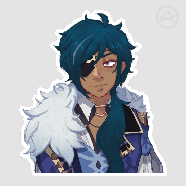 [ GENSHIN ] Kaeya Matte Sticker
