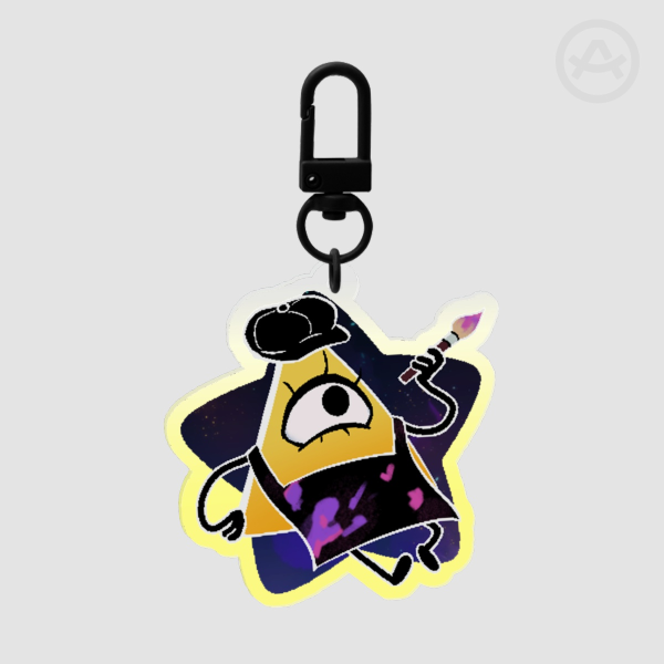Simple Bill Cipher Keychain