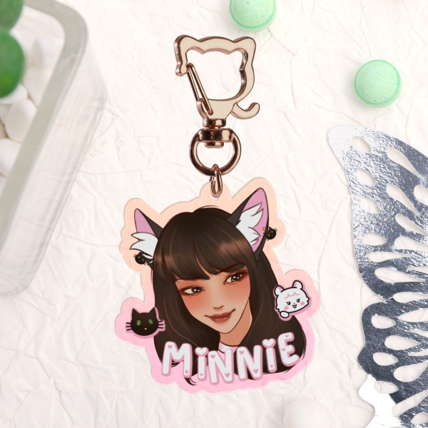 MINNIE Keychains (ONE SIDE)