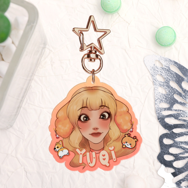YUQI Keychains (ONE SIDE)