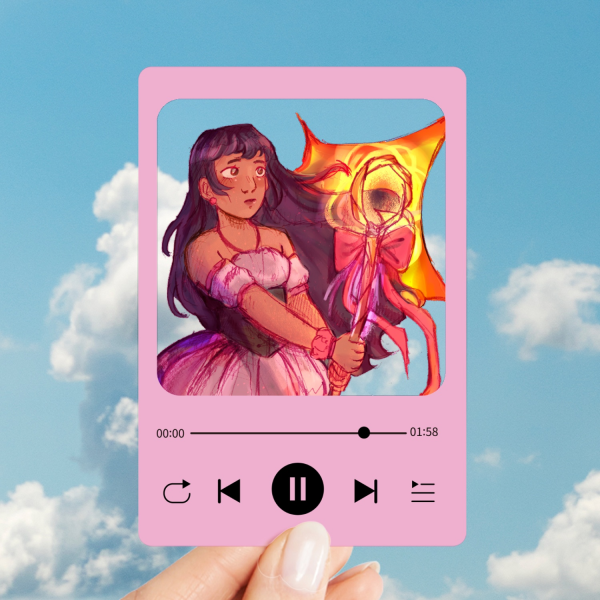 Magical Girl Plastic Transparent Photocards