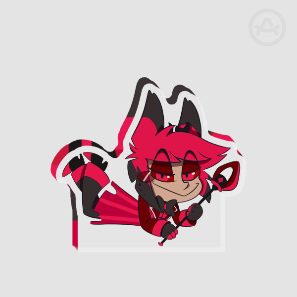 Alastor Leg Kicking Acrylic Block