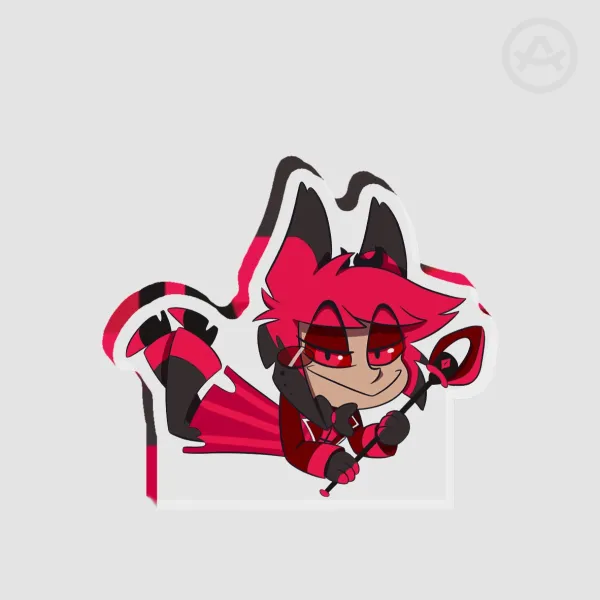 Alastor Leg Kicking Acrylic Block