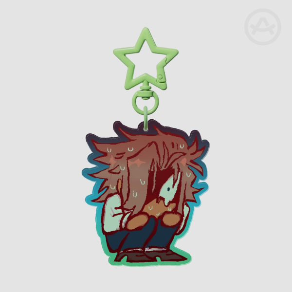 Harshal Sittting Double Sided Acrylic Keychain