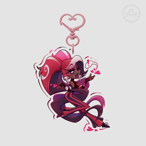 Velvette Acrylic Keychain