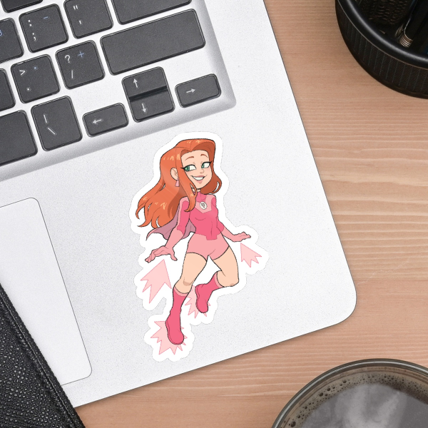 Atom Eve Glossy Sticker
