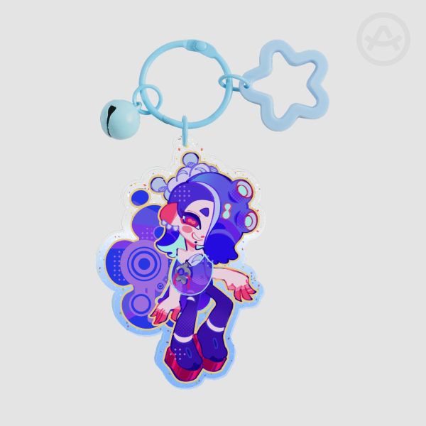 Shiver | Glitter Acrylic Keychain
