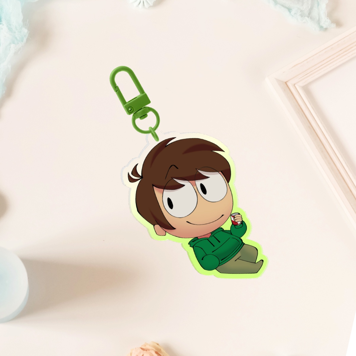 Edd | Eddsworld Clear Acrylic Keychain by GHOSTINK - ACGGOODS