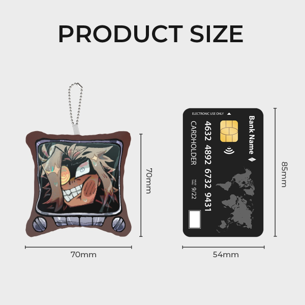 Harshal Double Sided Plush Keychain